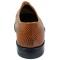 Stacy Adams "Madison'' Tan Goatskin Leather / Anaconda Print Plain Toe Shoes 00055-240.