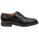 Giorgio Brutini "Slaton" Black All-Over Genuine Snake Skin Shoes 155221