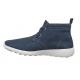 GBX "Amaro" Navy Blue Perforated Genuine Calfskin Chukka Sneaker Boots 137623
