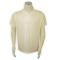 Pronti Beige Knitted Microfiber Casual Short Sleeve Polo Shirt K6414