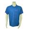 Pronti Royal Blue Knitted Microfiber Casual Short Sleeve Polo Shirt K6413