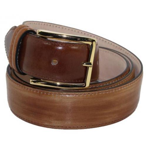 Emilio Franco Brandy Genuine Calf Leather Belt 201.