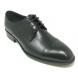 Carrucci Black Burnished Calfskin Leather Monk Strap Shoes KS503-35.