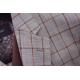 Statement "Ortiva" Grey / Brown / Copper Windowpane Super 150's Wool Vested Modern Fit Suit