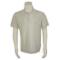 Pronti Silver Grey Knitted Microfiber Casual Short Sleeve Polo Shirt K6330