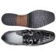 Belvedere "Plato" Black Genuine Alligator / Italian Calf Loafer Shoes With Horsebit 1022