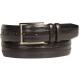 Mezlan AO10495 Black Genuine Lizard Belt.