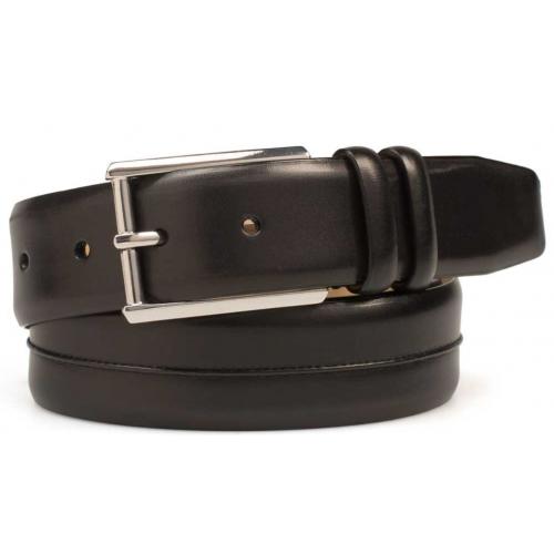 Mezlan AO10952 Black Genuine Calfskin Belt.