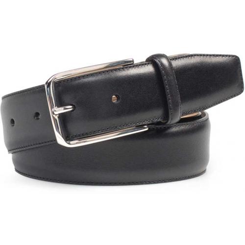 Mezlan AO11114 Black Genuine Calfskin Belt.