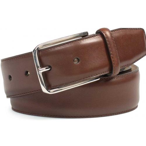 Mezlan AO11114 Brown Genuine Calfskin Belt.