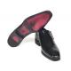 Paul Parkman "981X65" Black Genuine Leather Side Lace Oxfords Shoes..