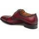 Mezlan "Republic" Burgundy Genuine Calfskin Cap Toe Oxford Shoes 9053.
