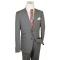 I-Deal Solid Heather Grey Super 150's Wool Two Button Modern Fit Suit AM210-3