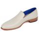 Paul Parkman "391CR73" Cream Genuine Iguana Loafer Shoes.