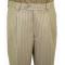 Luciano Carreli Taupe Shadow Stripe Super 150's Wool Classic Fit Vested Suit 6298-3904