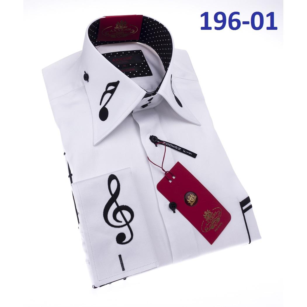 InterestPrint Saxophone, Violin, Notes Music Dress Shirt for Men Dress  Shirt for Men Button Down Shirts Button Down Shirts XS at  Men's  Clothing store