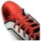 Fiesso Red Genuine Leather High Top Sneaker Shoes FI2363.