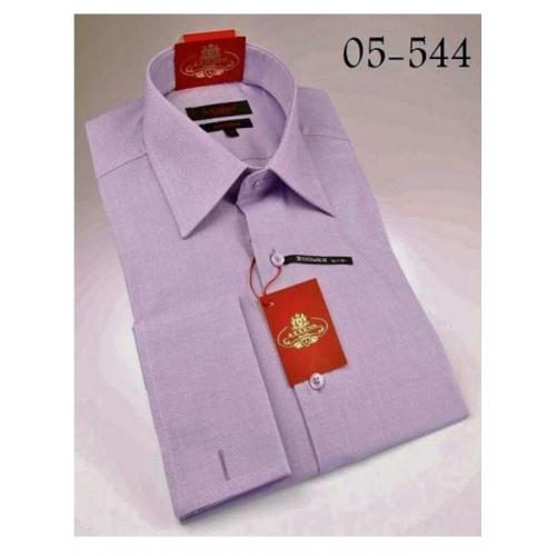 Axxess Classic Lilac Cotton Modern Fit Dress Shirt 05-544.