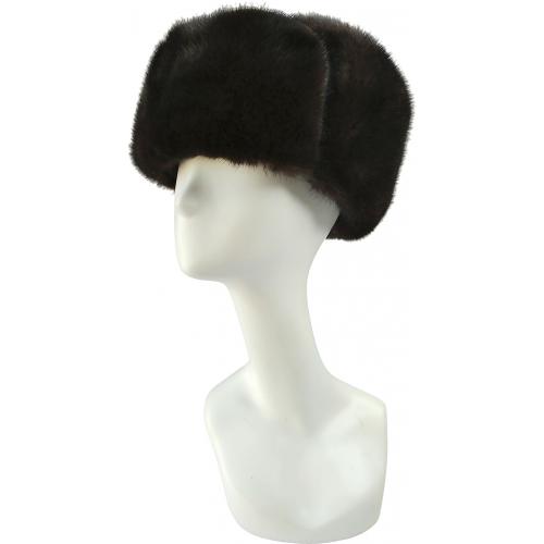 Winter Fur Brown Genuine Mink Hat M59H01BR.