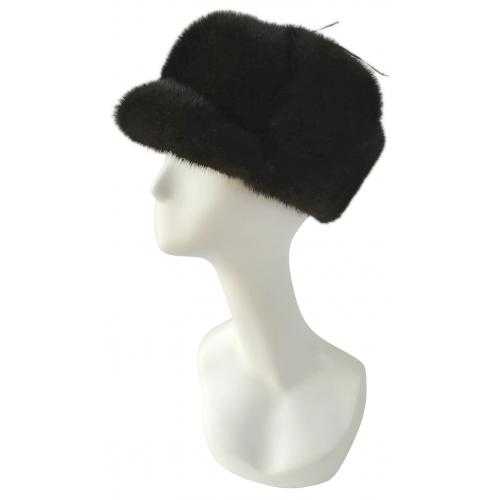Winter Fur Brown Genuine Mink Hat M59H02BR.