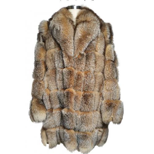 Winter Fur Crystal Genuine Full Skin Fox Stroller M33Q01CY.