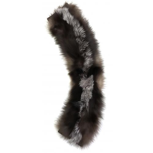 Winter Fur Natural Silver Genuine Fox Collar SC6301SF.