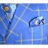 Extrema Royal Blue / Yellow Windowpane Double Breasted Classic Fit Suit RLBP55