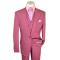 Extrema Solid Rasberry Pink Single Button Vested Classic Fit Suit RLBPV52