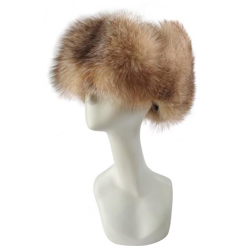 Winter Fur Crystal Genuine Full Skin Fox Trooper Hat H5301CY.