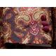 Inserch Burgundy / Gold / Black Woven Paisley / Satin Trimmed Modern Fit Suit 5085