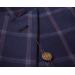 Steve Harvey Navy / Wine / Blue / Camel Windowpane Vested Classic Fit Suit 219713SHS