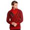 LCR Red / Black Shawl Collar Pull-Over Modern Fit Wool Blend Sweater 5965