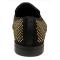 Stacy Adams "Swagger" Black / Metalllic Gold Studded Velvet Slip-On 25228-715