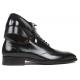 Paul Parkman "181BLK55" Black Genuine Calfskin Wingtip Oxford Shoes.