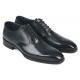 Paul Parkman "5523-NVY" Navy Genuine Calfskin Plain-Toe Oxfords Oxfords Shoes.