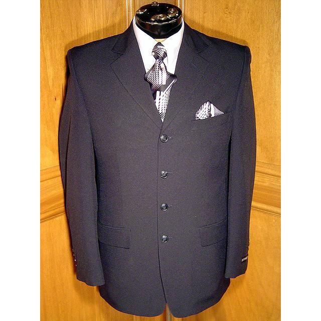 Falcone Solid Black Super 100's Men's Suit - $79.90 :: Upscale Menswear ...