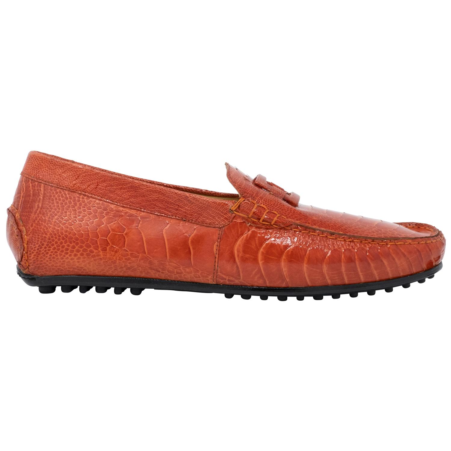 Mauri 3405 Blue Genuine Python Loafer Shoes. - $619.90 :: Upscale ...