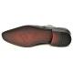 Los Altos Black Genuine All-Over Crocodile Belly Shoes ZV088205