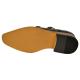 UV Signature Black Hand Burnished Vegan Leather Double Monk Strap Shoes G6859-389