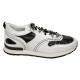 Mauri 6199/1 Black / White Genuine Baby Crocodile / Calfskin Tennis Sneakers