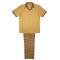 Stacy Adams Camel / Brown / Rust Egyptian Linen / Cotton Short Sleeve Outfit 8622