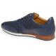 Bacco Bucci "Maxim" Blue Genuine Suede / Calf-Skin Leather Sneakers 9463
