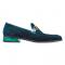 Mauri "Floss" Forest Green Genuine Cashmere Velvet Slip-on Loafers 4940.