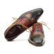 Paul Parkman PP22F75 Green / Camel / Boredeaux Genuine Leather Wingtip Oxford Shoes