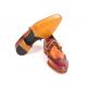 Paul Parkman ''8506-CML'' Red / Camel Genuine Leather Wingtip Derby Shoes
