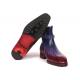 Paul Parkman "955MIX32" Navy / Burgundy Hand-Painted Calfskin Single Strap Jodhpur Boots