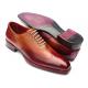 Paul Parkman ''081-RDT'' Bordeaux / Camel Genuine Leather Wingtip Oxfords Shoes