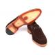 Paul Parkman "64HB36" Brown Genuine Suede Slip-On Shoes