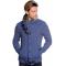 LCR Denim Blue Modern Fit Wool Blend Shawl Collar Cardigan Sweater 7100