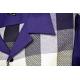 Montique Purple / White / Black Woven Checkered Plaid Long Sleeve Outfit 2026